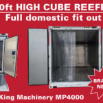 Brand New – 20ft High Cube Refrigerated Container - Full Domestic Fit Out - Thermo King Machinery MP4000 – 7 year warrantee - for sale Alberta, British Colombia, Ontario, Nova Scotia, Manitoba & New Brunswick 